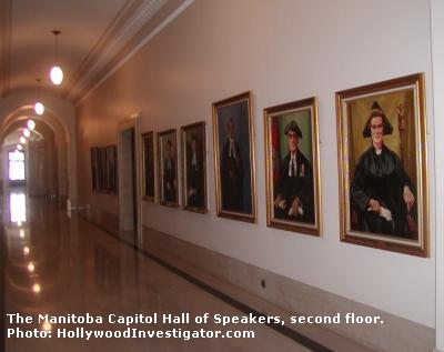 Manitoba Capitol's Hall of Speakers